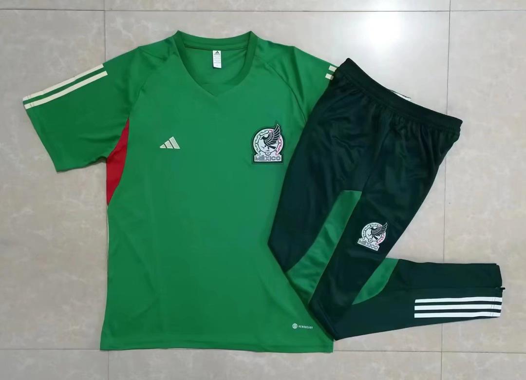 AAA Quality Mexico 22/23 Green Training Kit Jerseys
